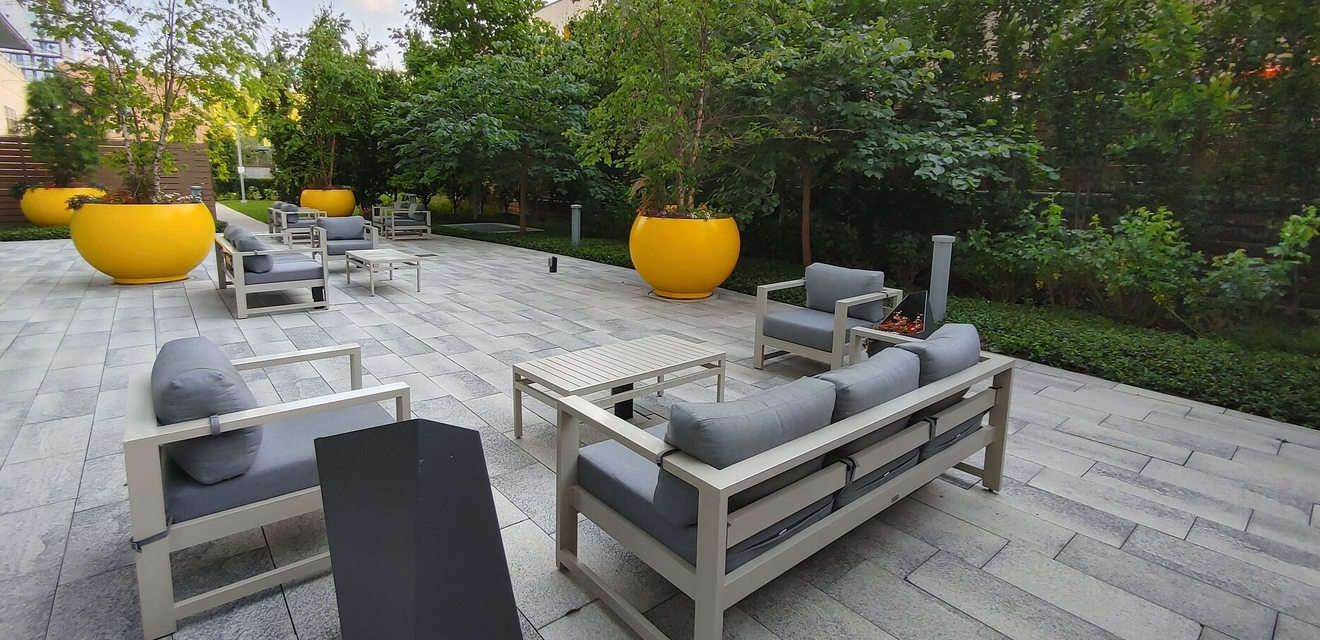 SQ Condos at Queen and Spadina – 38 Cameron St - Rear Patio